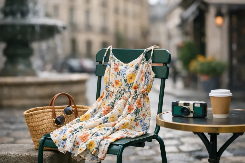 Flâneries en Ville : le Charme des Robes Fleuries pour des Vacances Urbaines