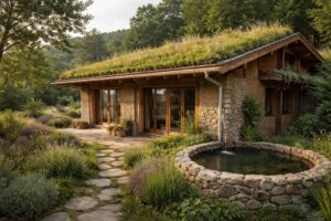 découvrez comment construire une maison écologique en intégrant la récupération d'eau de pluie, une toiture végétale et des matériaux naturels locaux pour un habitat durable et respectueux de l'environnement.
