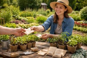 réduisez votre budget nature en échangeant graines bio locales et plants gratuits avec d'autres jardiniers passionnés. partagez, cultivez et économisez naturellement !